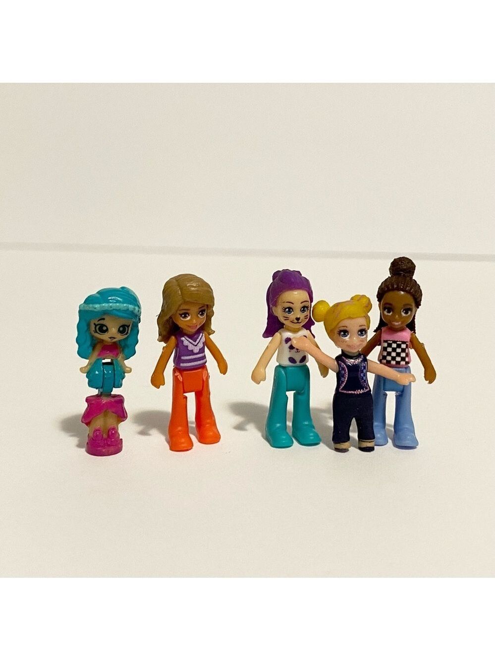 Lego Friends Mini Figures Lil Shoppies Bundle Toys Polly Pocket Like 1” Lot